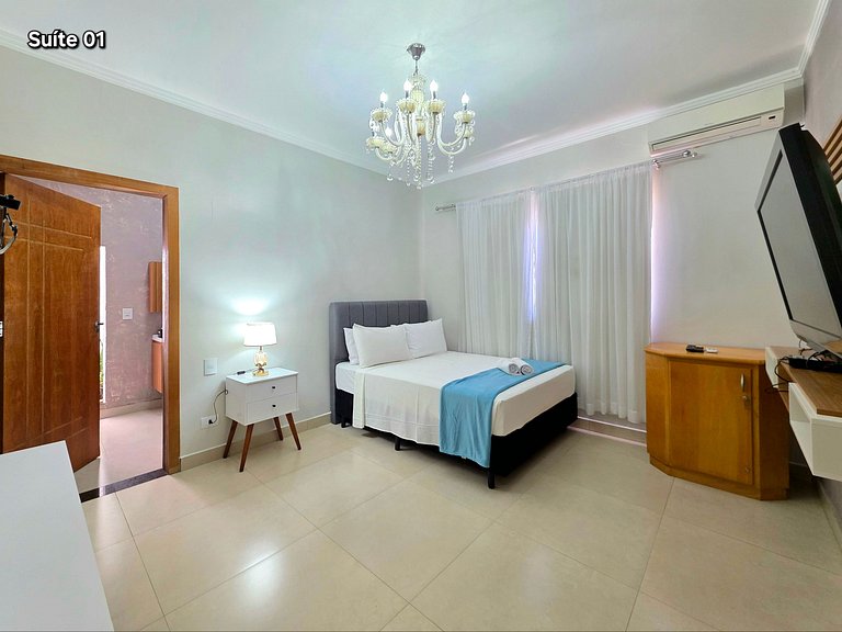 Linda Casa 2 Suítes + 2 Quartos 15 min Centro