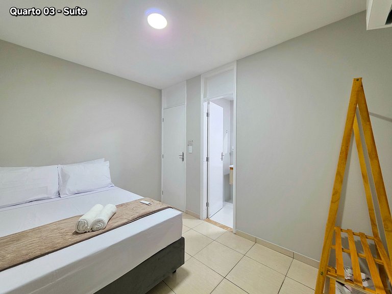 Apt 403 com 3 quartos 10min Paraguai e 5min centro