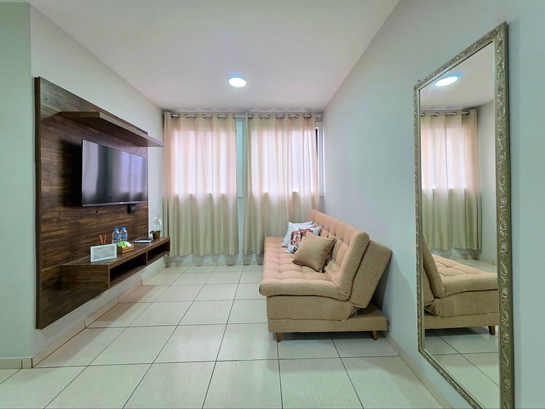 Apt 403 com 3 quartos 10min Paraguai e 5min centro