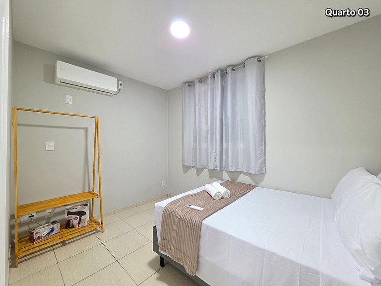 Apt 403 com 3 quartos 10min Paraguai e 5min centro