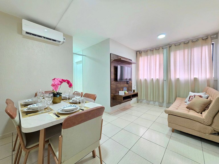 Apt 403 com 3 quartos 10min Paraguai e 5min centro