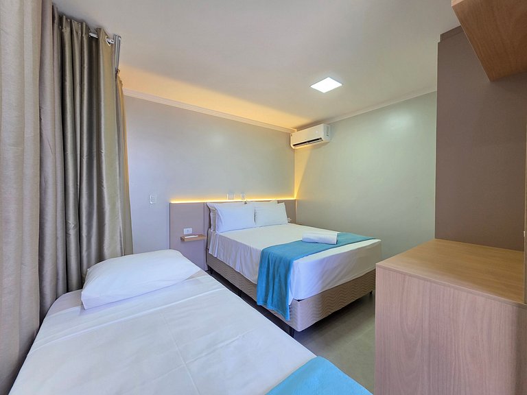 Loft 02 novo e moderno prox Av Cataratas e Centro