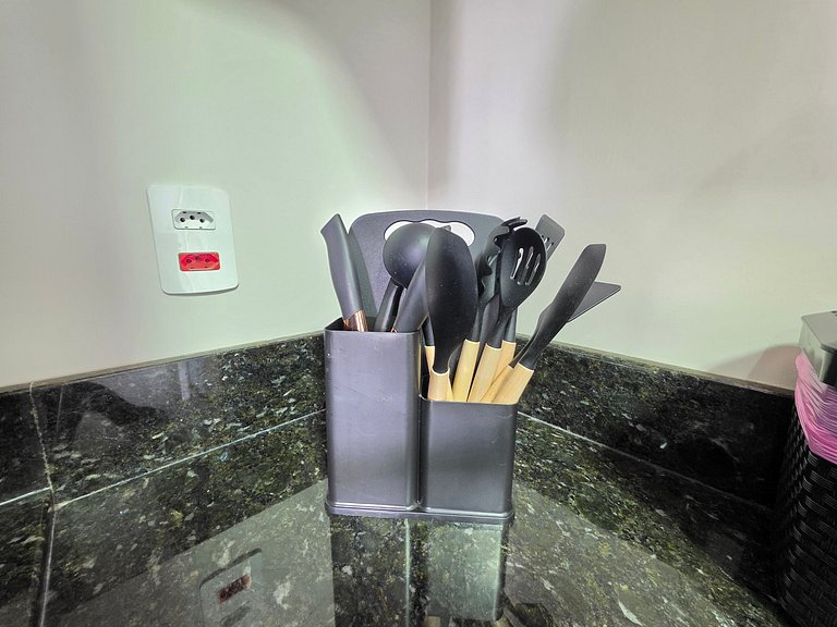 Loft 02 novo e moderno prox Av Cataratas e Centro