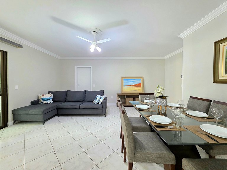 Apt 3 Quartos c/ garagem 150m do mar em Meia Praia