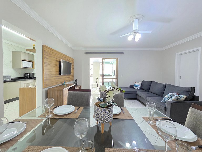 Apt 3 Quartos c/ garagem 150m do mar em Meia Praia