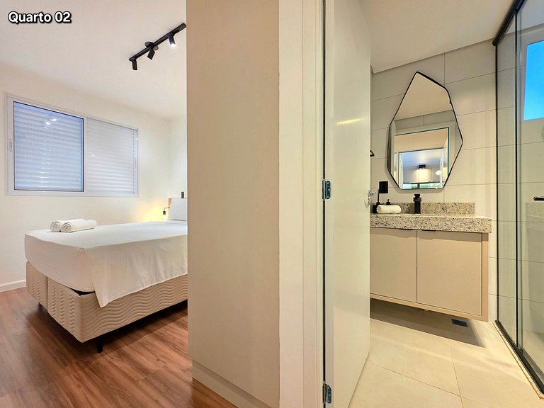 Apt 506 Sofisticado 2 quartos com piscina/academia