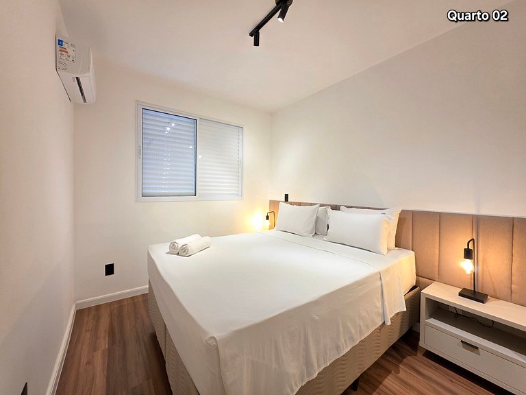 Apt 506 Sofisticado 2 quartos com piscina/academia