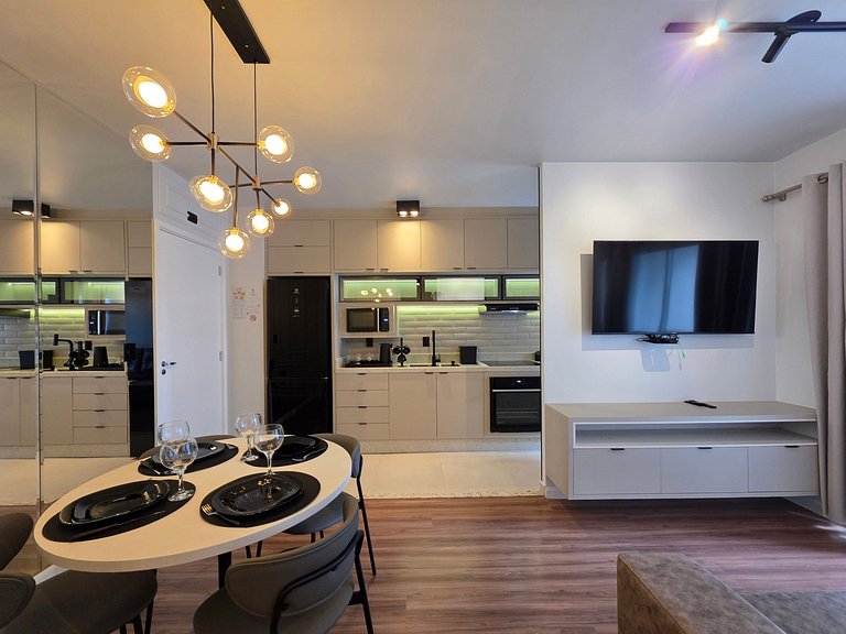 Apt 506 Sofisticado 2 quartos com piscina/academia