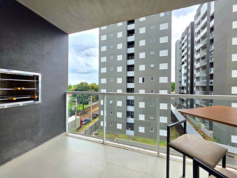 Apt 506 Sofisticado 2 quartos com piscina/academia