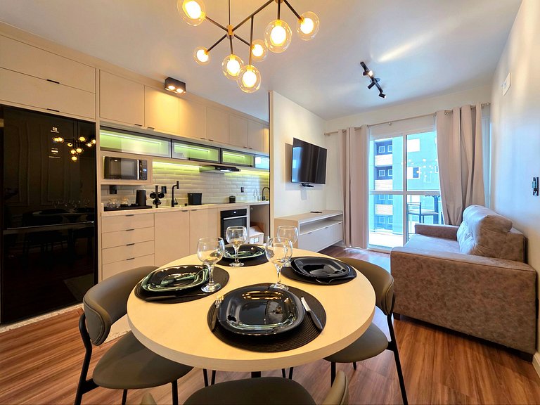 Apt 506 Sofisticado 2 quartos com piscina/academia