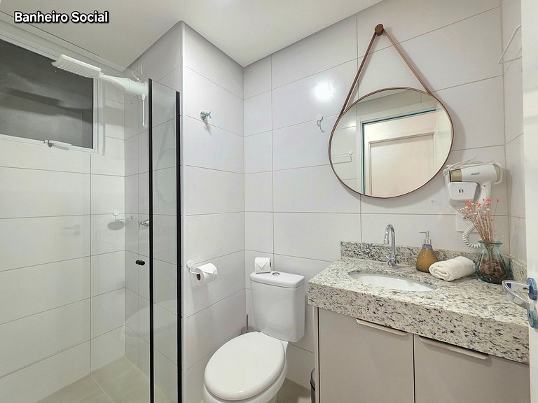 Apt 406 Novo e Confort 2 quartos piscina/academia