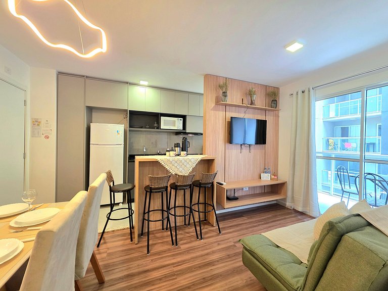 Apt 406 Novo e Confort 2 quartos piscina/academia