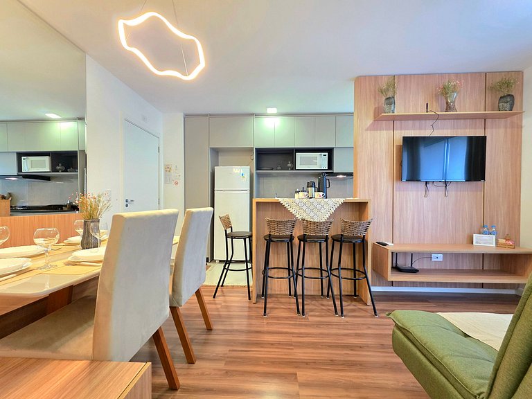 Apt 406 Novo e Confort 2 quartos piscina/academia