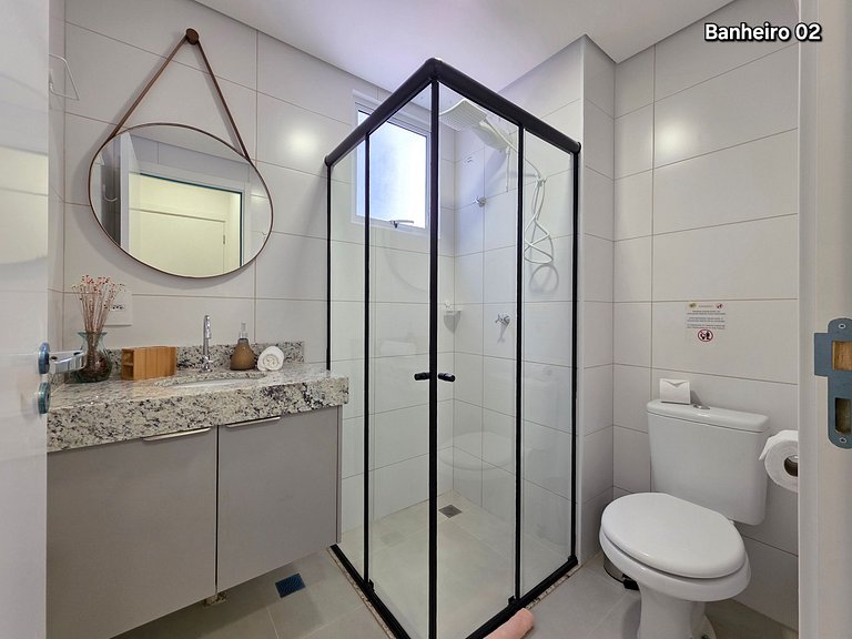 Apt 406 Novo e Confort 2 quartos piscina/academia