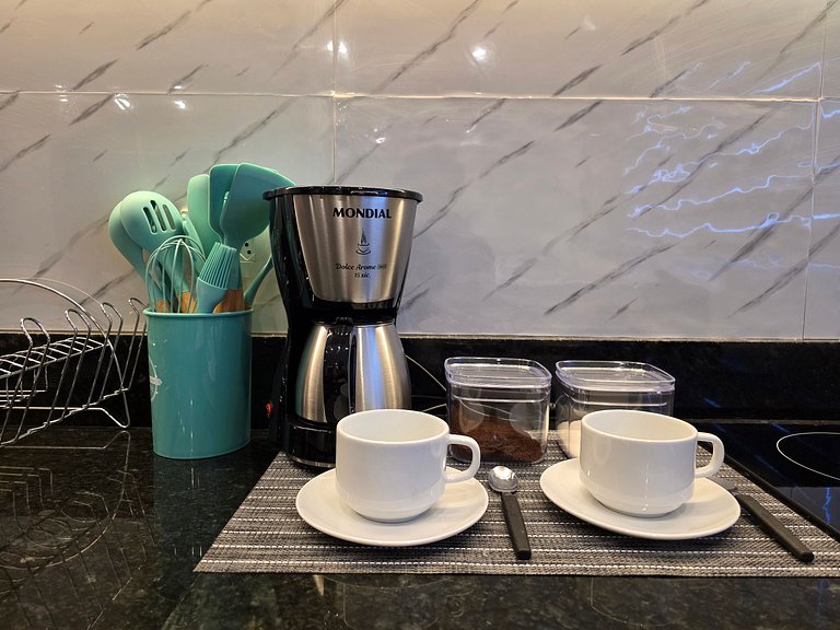 Studio moderno e novíssimo no centro de Foz