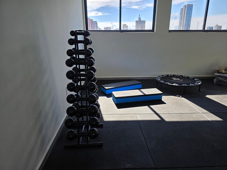 Studio moderno e novíssimo no centro de Foz