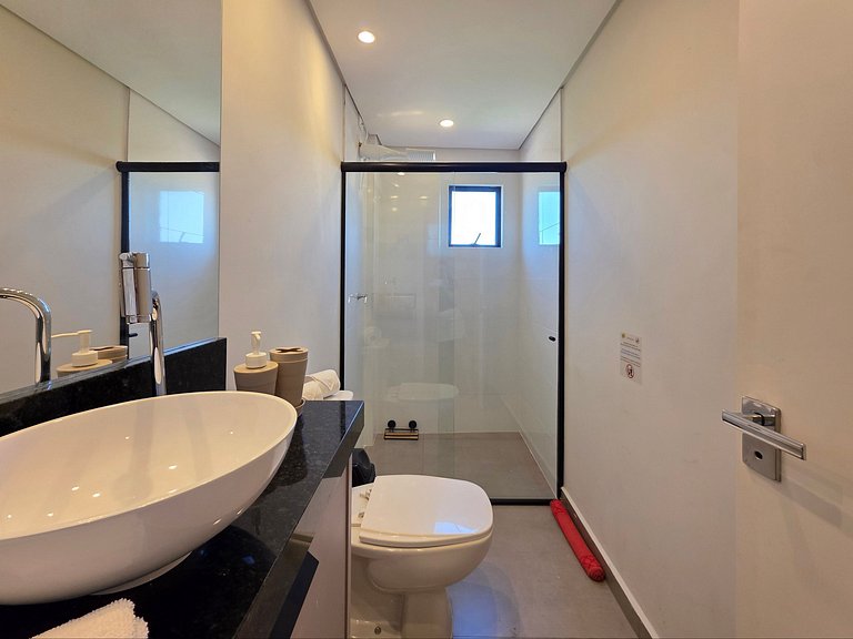 Studio moderno e novíssimo no centro de Foz