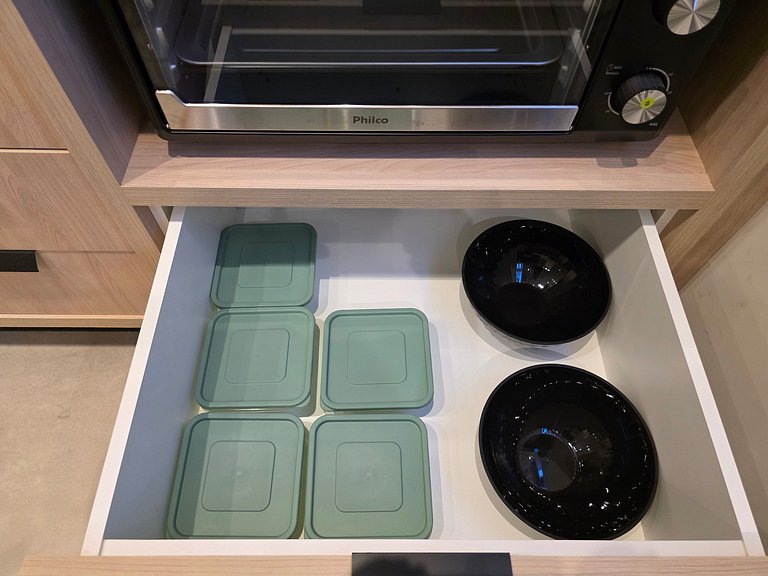 Studio moderno e novíssimo no centro de Foz