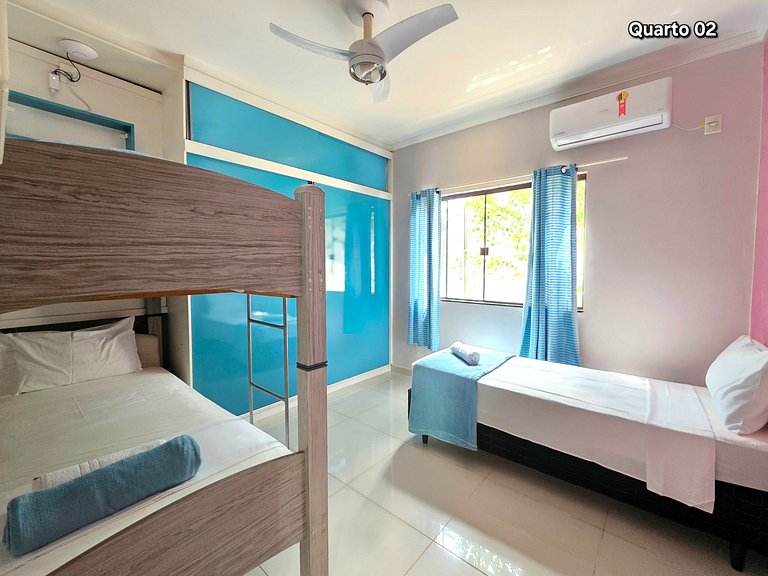 Casa 2 quartos 2 banheiros - 10 min centro