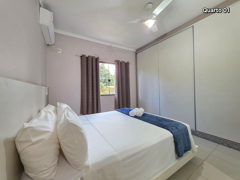 Casa 2 quartos 2 banheiros - 10 min centro