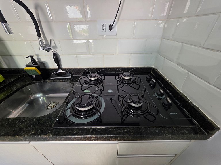 Studio a poucos metros da Av Cataratas c garagem