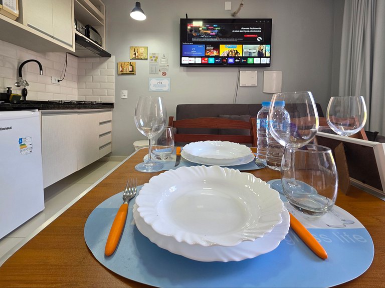 Studio a poucos metros da Av Cataratas c garagem