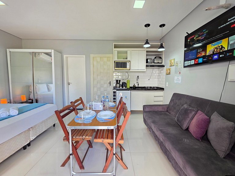 Studio a poucos metros da Av Cataratas c garagem