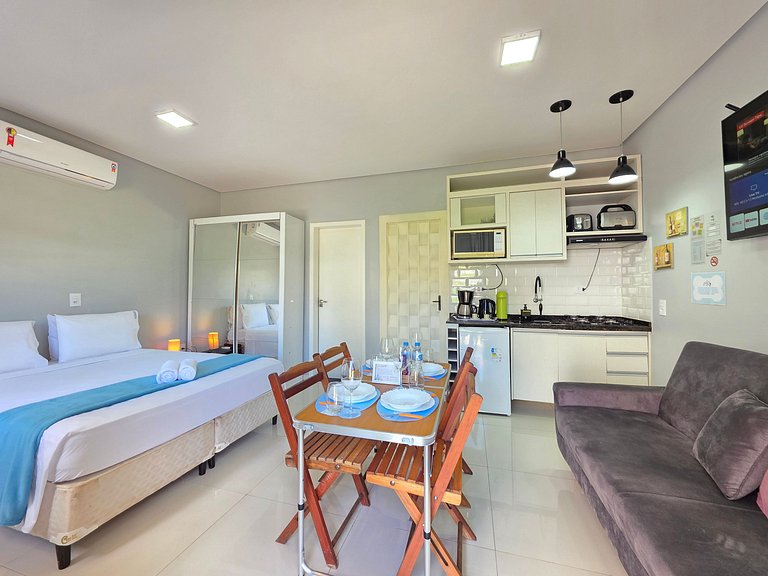 Studio a poucos metros da Av Cataratas c garagem