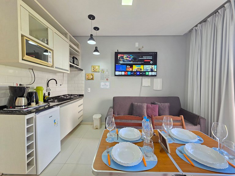 Studio a poucos metros da Av Cataratas c garagem