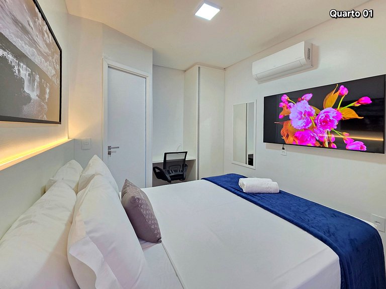 Flat com 2 quartos a poucos metros da Av Cataratas