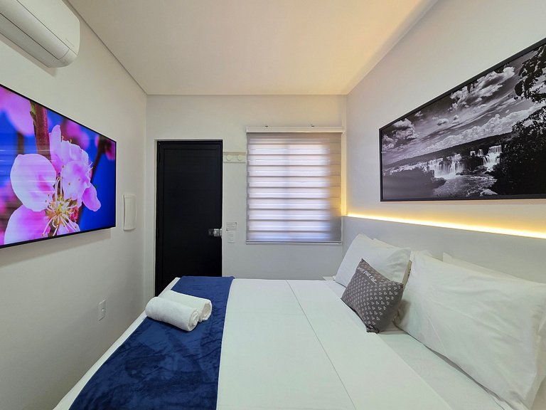 Flat com 2 quartos a poucos metros da Av Cataratas