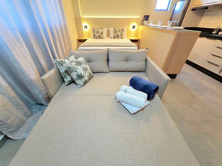 Conforto e vista para a selva no centro de Foz