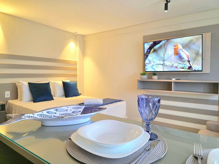 Design e localização ideal no centro de Foz