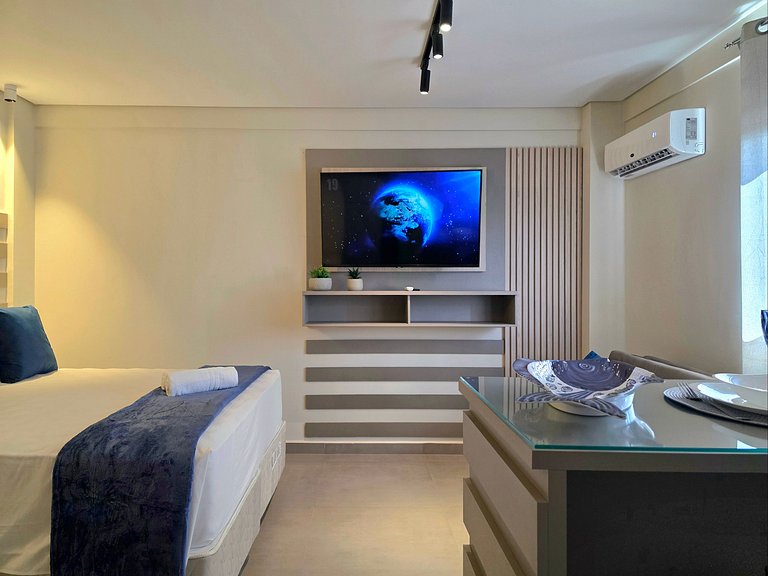 Design e localização ideal no centro de Foz