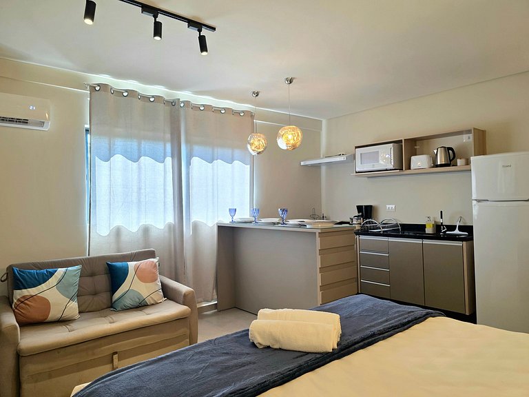 Design e localização ideal no centro de Foz