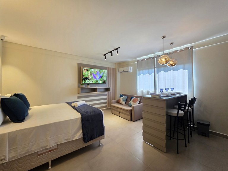 Design e localização ideal no centro de Foz