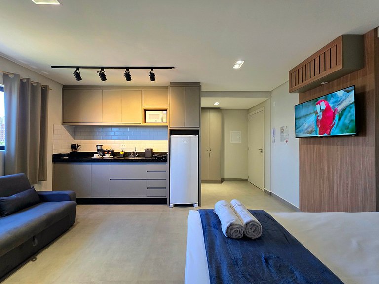 Studio 605 Novíssimo no Centro de Foz