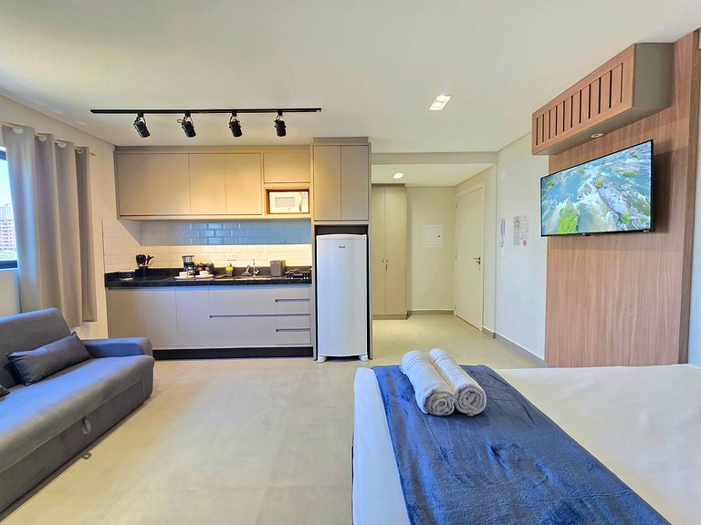 Studio 605 Novíssimo no Centro de Foz