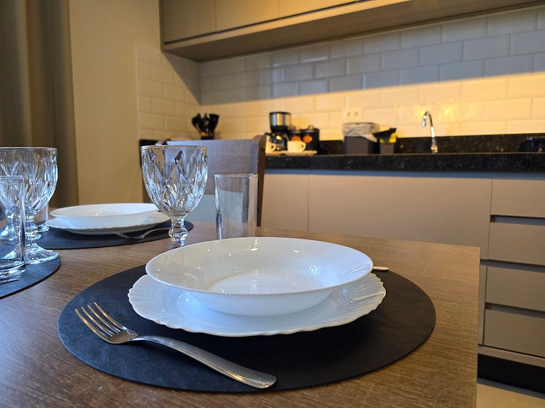 Studio 504 Novo no Centro com Garagem