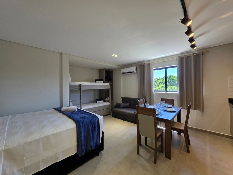 Studio 504 Novo no Centro com Garagem