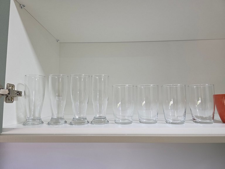 Studio 304 Novíssimo para 4 pessoas no Centro