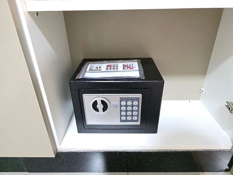 Studio 304 Novíssimo para 4 pessoas no Centro