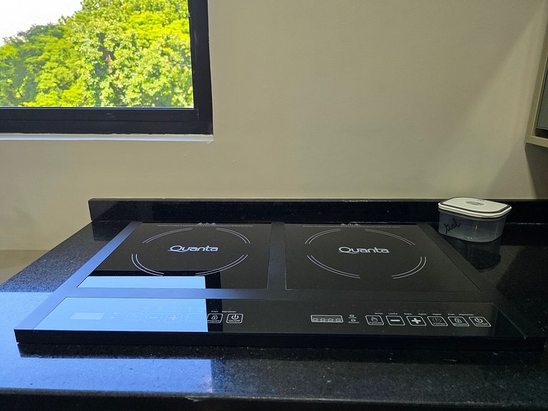 Studio 304 Novíssimo para 4 pessoas no Centro