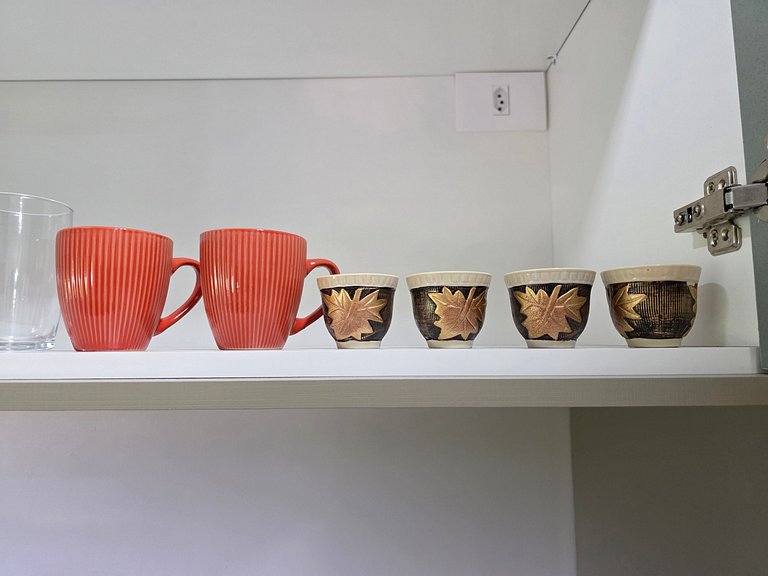 Studio 304 Novíssimo para 4 pessoas no Centro