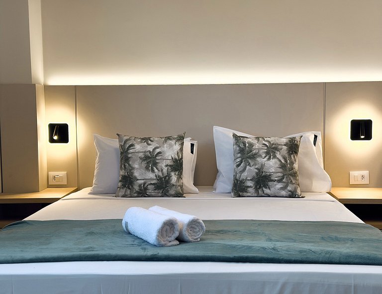 Conforto e vista para a selva no centro de Foz