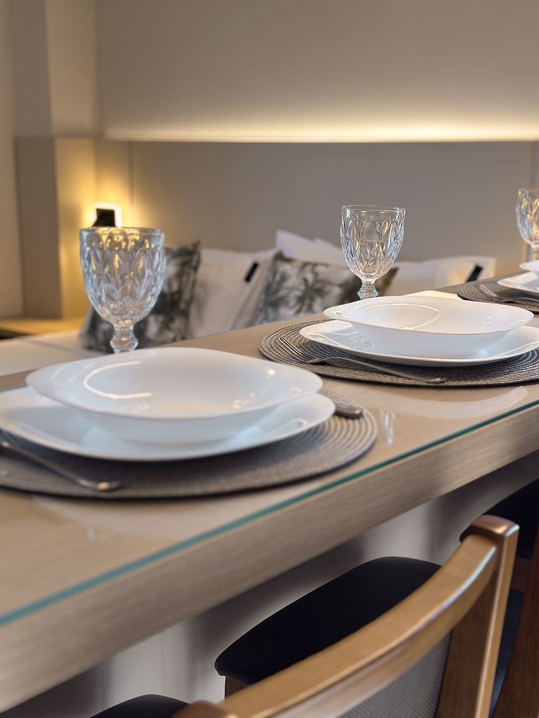 Conforto e vista para a selva no centro de Foz