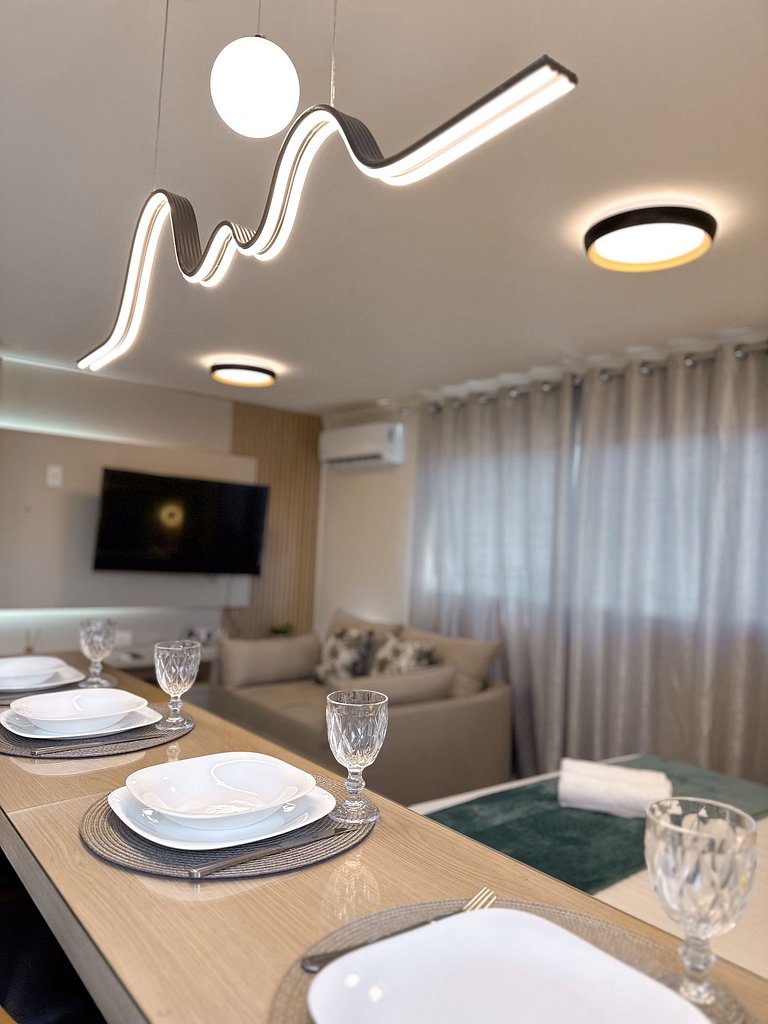 Conforto e vista para a selva no centro de Foz