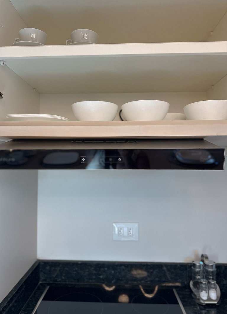 Conforto e vista para a selva no centro de Foz