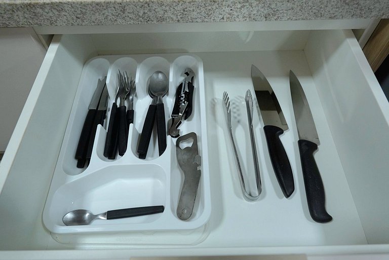 Flat moderno e novo no centro de Foz