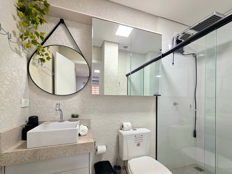 Flat moderno e novo no centro de Foz